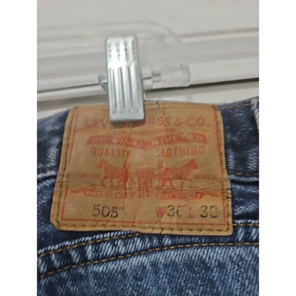 Levi Strauss Signature Mens Straight Fit Denim Jeans 38 x 30 - Picture 2 of 4